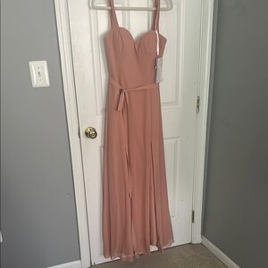 Azazie Peach Dress
